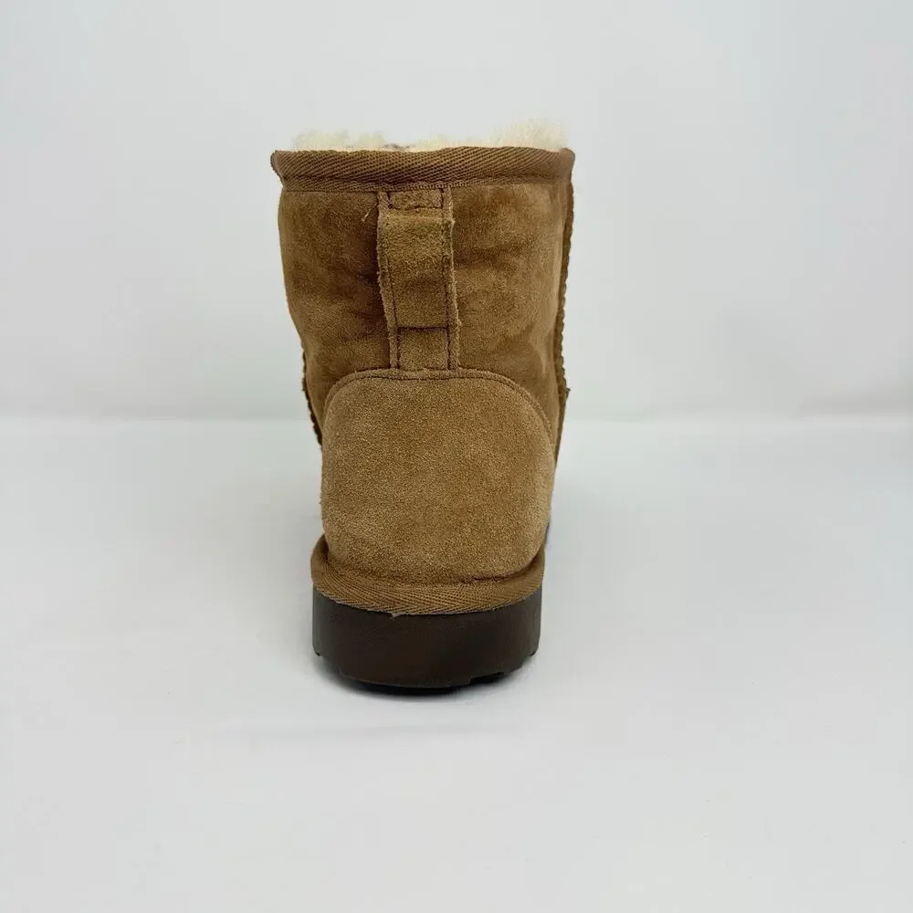 Kirkland Signature Women’s Size 7 Tan Sheepskin Shearling Ankle Boots